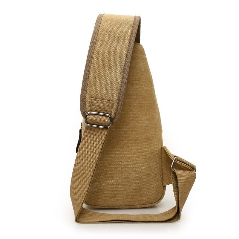 Férfi Vászon Melltáska Válltáska Crossbody Táska