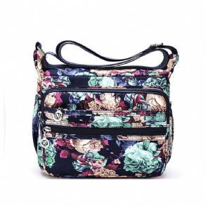 Nylon Print Casual Multi-slot Válltáskák Crossbody Táskák Nőknek