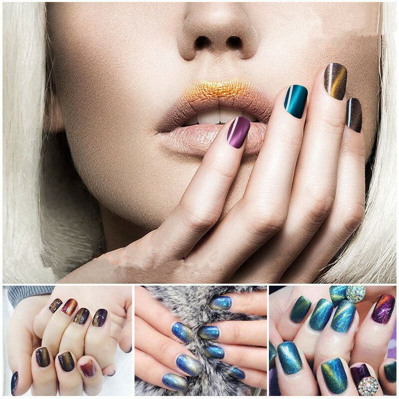 Cat Eye Körömlakk Uv Géllakk Lakk Körömdíszítés Hosszantartó 12 Ml 16 Szín