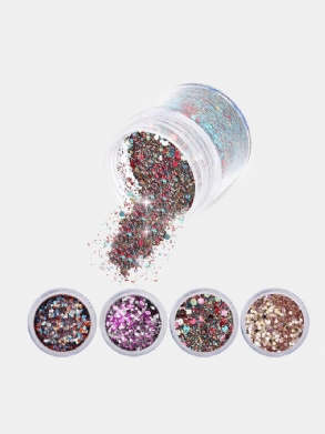 Nail Art Glitter Dust Powder Flitter Tippek 3d Manikűr Dekoráció