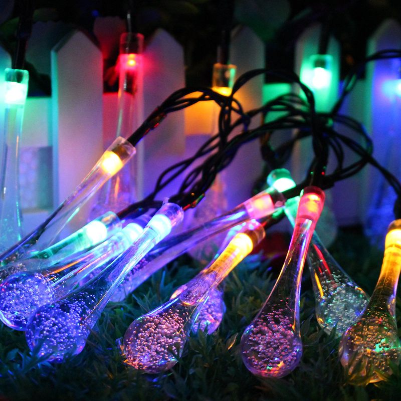 7m 50led Elemes Buborékgolyó Tündérfüzér Fények Kerti Parti Karácsonyi Esküvői Lakberendezés