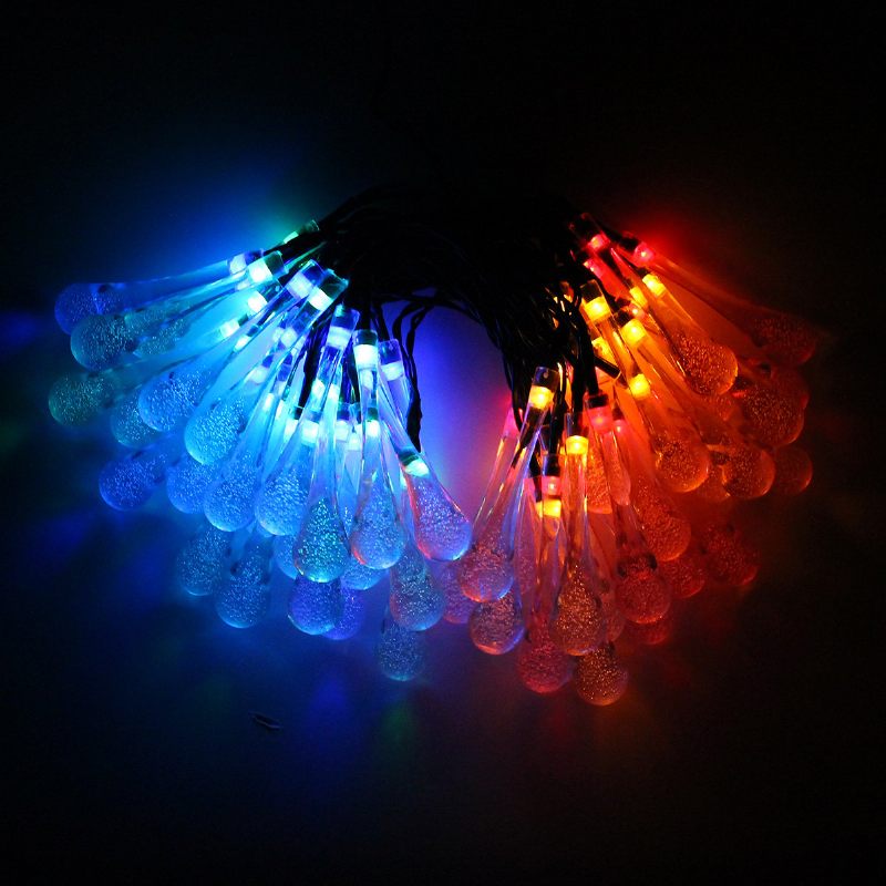 7m 50led Elemes Buborékgolyó Tündérfüzér Fények Kerti Parti Karácsonyi Esküvői Lakberendezés