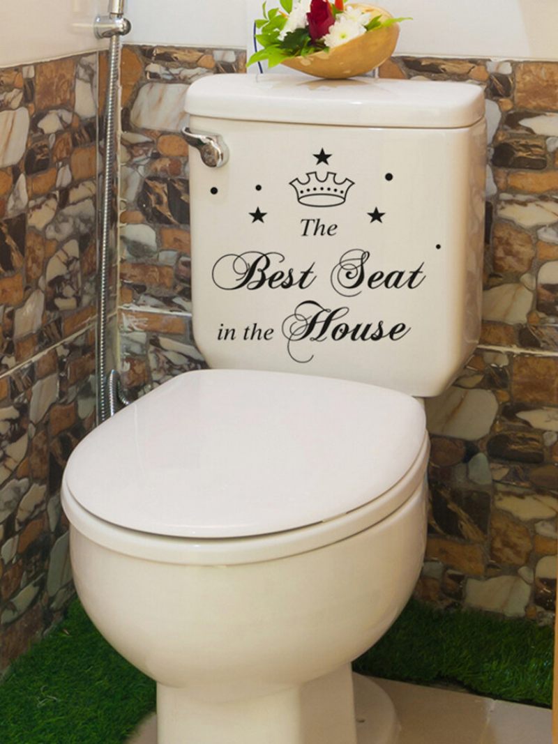 Miico Dekoratív Matrica Fali Matricák Dekor Barkács Wc Dekorációs