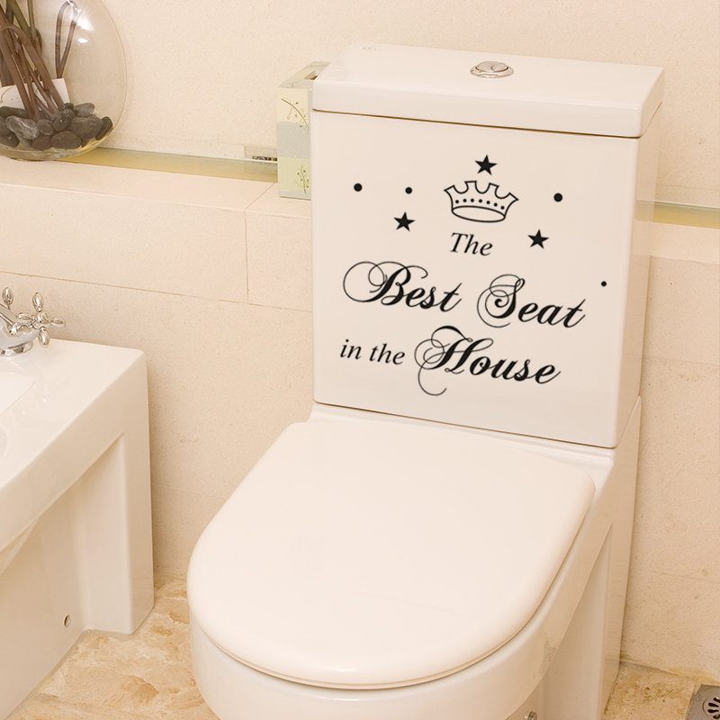 Miico Dekoratív Matrica Fali Matricák Dekor Barkács Wc Dekorációs