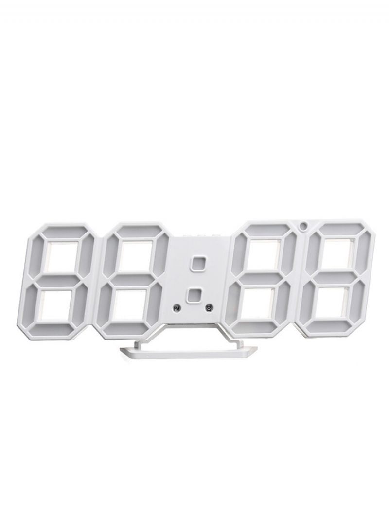 Nagy Modern Kialakítású Digitális Led Falióra 24 Vagy 12 Órás Kijelzővel