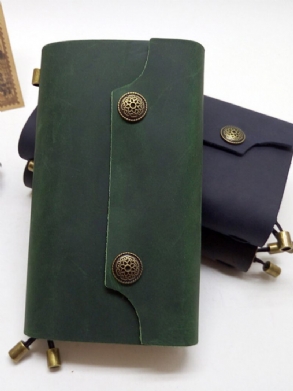 Vintage Jegyzetfüzet Naplótervező Binder Bőr Jegyzetfüzetek És Naplók Travelers Diary