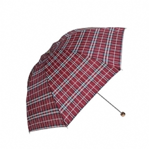 Megerősített Esőernyő Kettős Felhasználású Kockás Üzleti Nagy Összecsukható Esernyő Férfiak És Nők Napernyőben