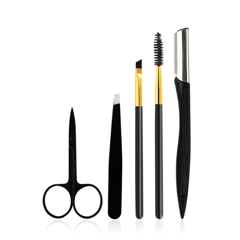 Szemöldökvágó Szett Hölgyeknek És Úriembereknek Is Szemöldökceruza Szemöldökcsipesz 5 Részes Beauty Makeup Tools Kezdő Szemöldökvágóhoz
