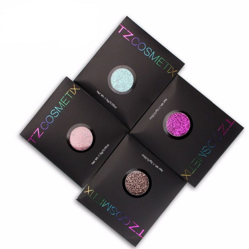 Tz Pressed Glitters Single Eyeshodow Diamond Rainbow Eyes Make Up Cosmetics