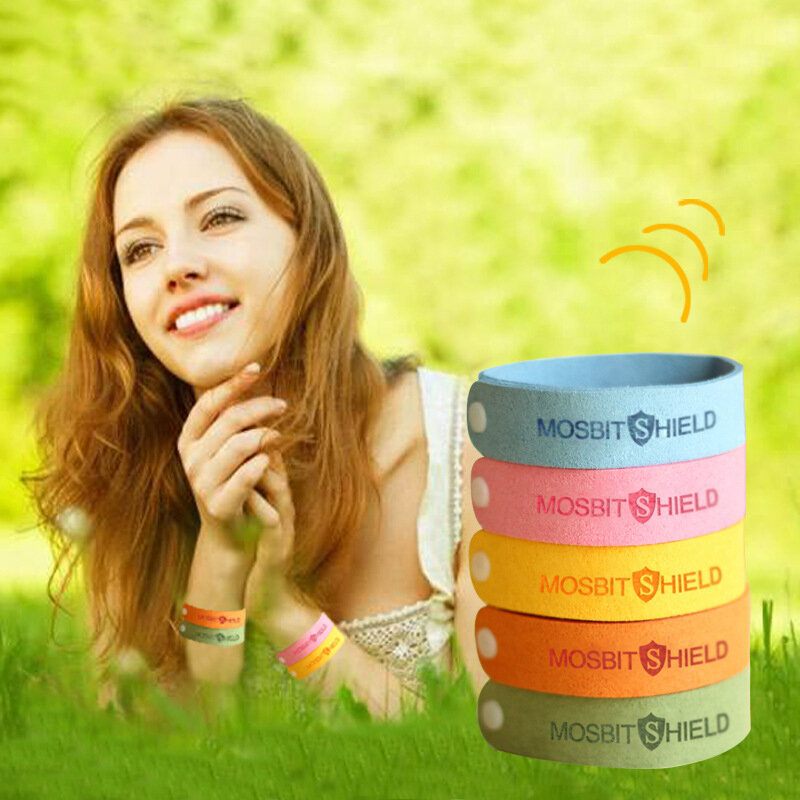 Szúnyog Elleni Állítható Csuklópánt Pure Natural Növényi Illóolajos Kültéri Karkötő