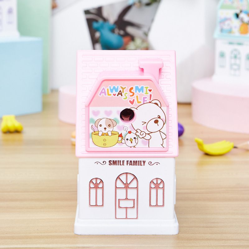 7901 Cute Pet Cottage Ceruza Hegyező Fashion Creative Sharpen Color Lead Forduló