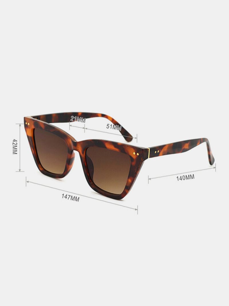 Unisex Fashion Casual Négyszögletes Teljes Keretes Uv-védő Napszemüveg
