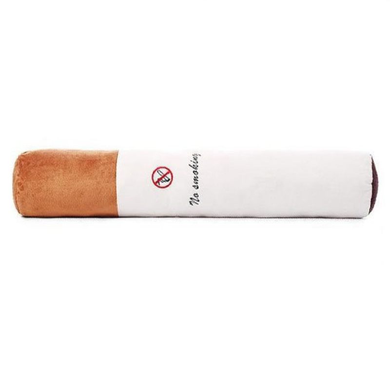 80 cm-es Plüss Cigaretta Dohányzásmentes Párna Kreatív Fesztivál Ajándékok Lakberendezési Kellékek