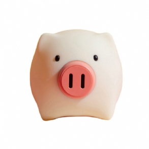 Pig Night Light Ultrapuha Bőrbarát Szilikon Malacfény Ajándék Lányoknak Vagy Gyerekeknek