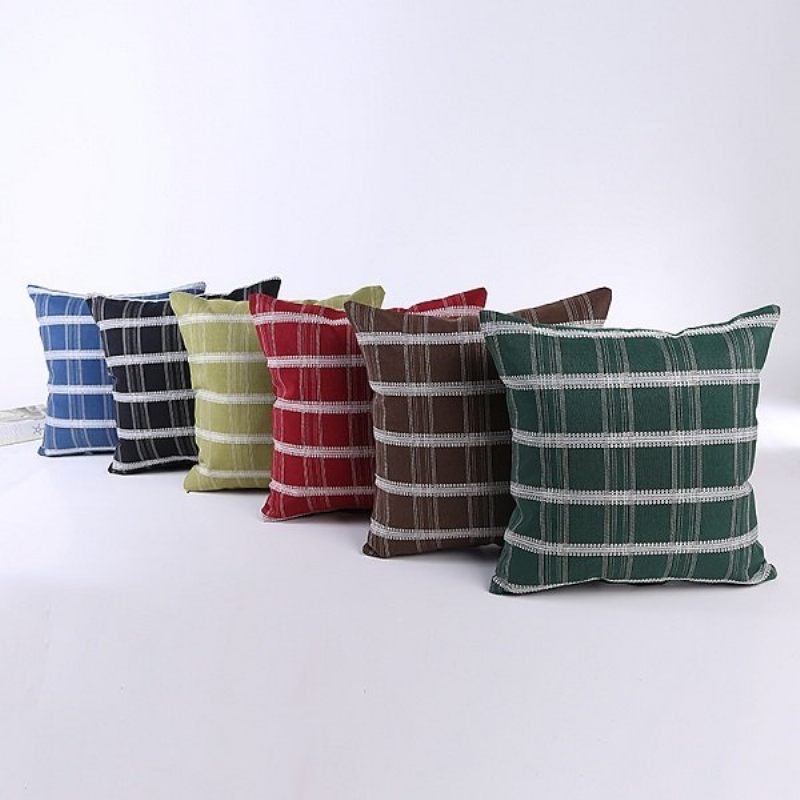 45x45cm Többszínű Choices Csíkos Mintás Párnahuzat Irodai Nap Otthoni Dekor