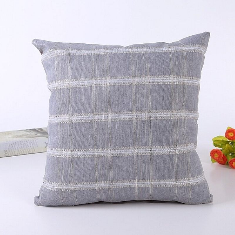 45x45cm Többszínű Choices Csíkos Mintás Párnahuzat Irodai Nap Otthoni Dekor