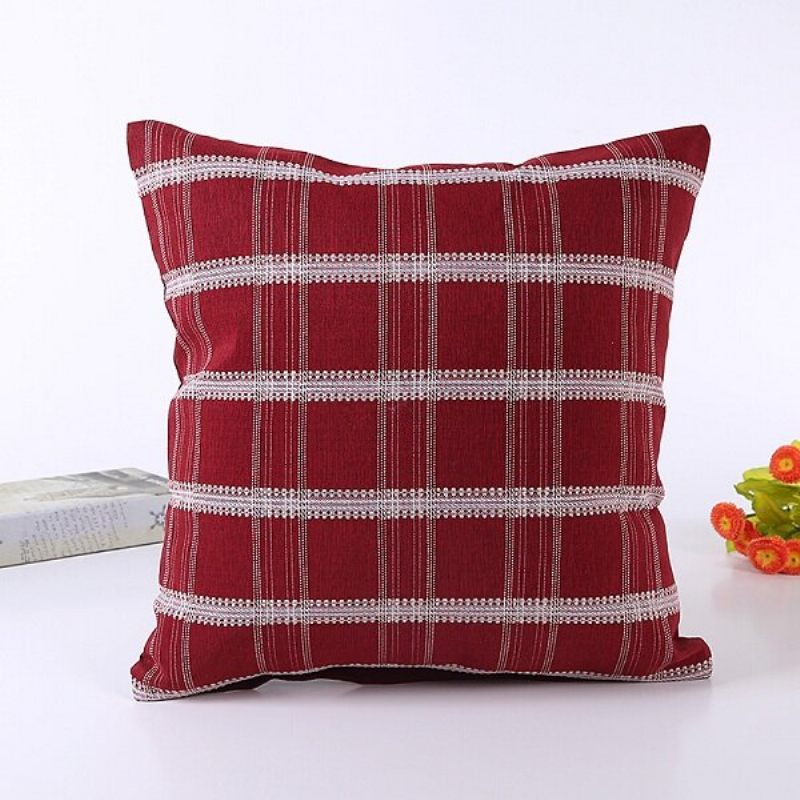 45x45cm Többszínű Choices Csíkos Mintás Párnahuzat Irodai Nap Otthoni Dekor