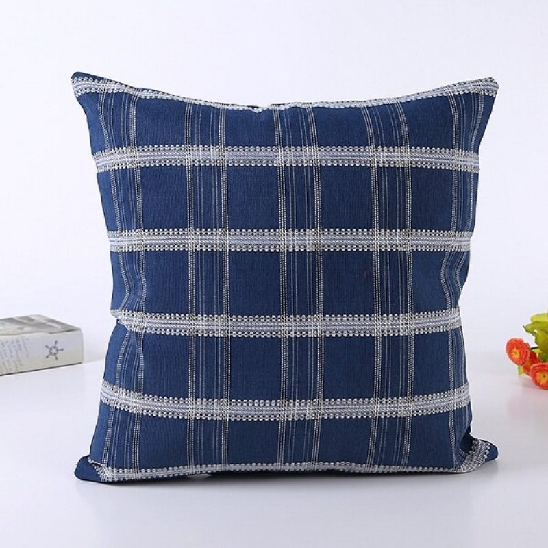 45x45cm Többszínű Choices Csíkos Mintás Párnahuzat Irodai Nap Otthoni Dekor