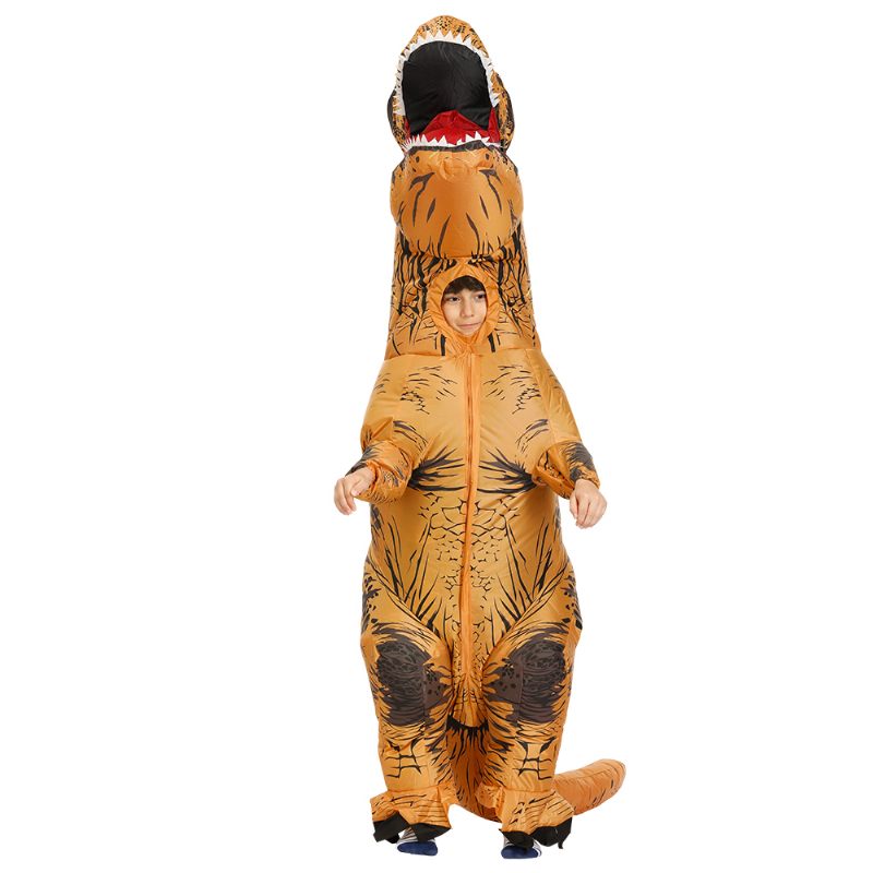 Forró T Rex Felfújható Dinoszaurusz Jelmez Buli Cosplay Fancy Mascot Anime Halloween Felnőtt Gyerekeknek Dino Rajzfilm