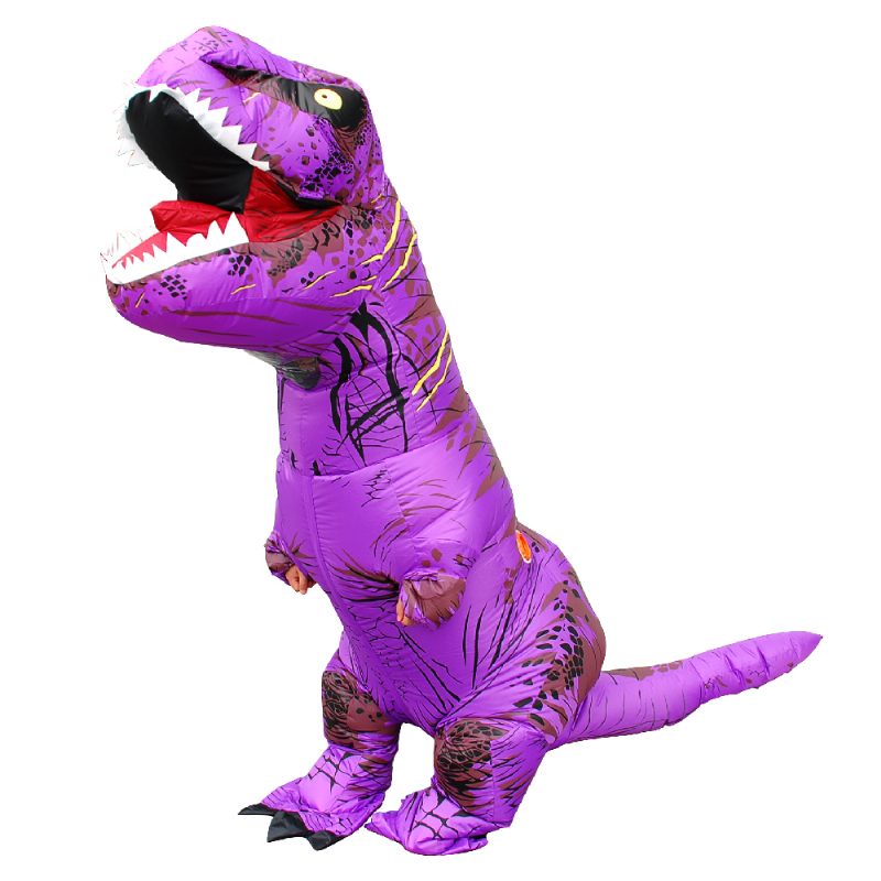 Forró T Rex Felfújható Dinoszaurusz Jelmez Buli Cosplay Fancy Mascot Anime Halloween Felnőtt Gyerekeknek Dino Rajzfilm