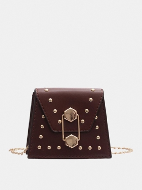 Női Vintage Flitteres Szegecslánc Mini Crossbody Táska