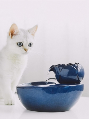 Macska Vízadagoló Kutya Kellékek Folyó Szökőkút Folyóvíz Macskaetető Víz Ivóvíz Műtárgy Automatikus Keringés