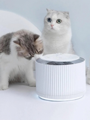 Smart Cat Kisállat Vízadagoló Víztisztító 5 Rétegű Szűrő 360 Fokban Nyitott Itatótálca