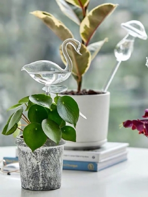 Üveg Öntözőkannák Kreatív Formák Kerti Növények Szobanövények Automata Önöntöző Készülék Üvegöntöző Szerszámokhoz