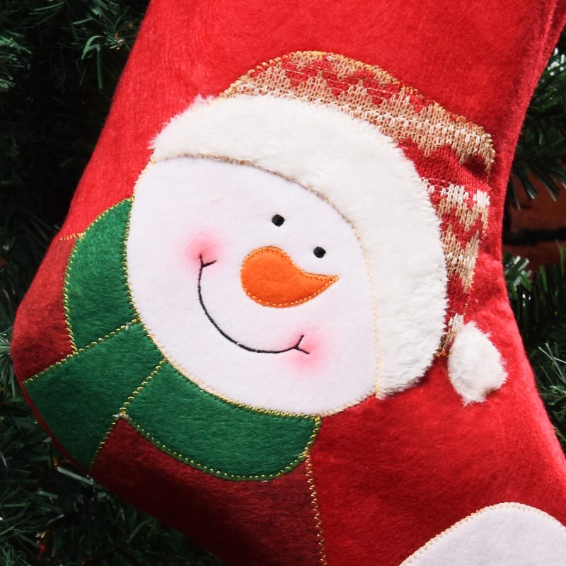 Karácsonyi Harisnya Díszek Cukorkatáska Old Man Hóember Medál