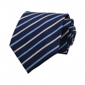 Férfi 8 cm-es Üzleti Nyakkendő Kézműves Egyedi Csíkos Mintás – Különböző Stílusok