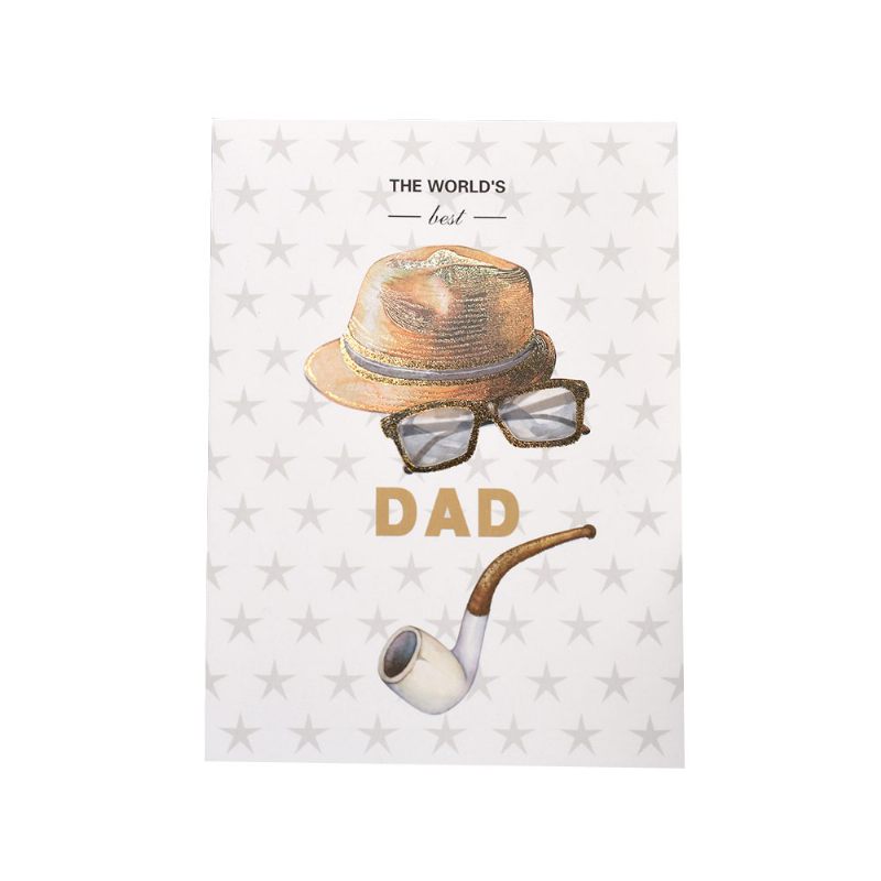 Vintage Univerzális Üdvözlőkártya Férfiaknak Apák Napja Ajándék Születésnapi Ünnepség Üzleti Üzenet Kártya